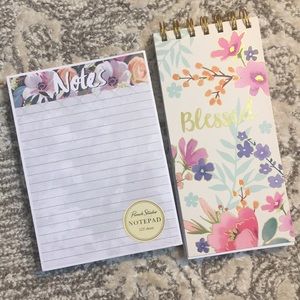 Stationary Floral Note Pads, Blessed